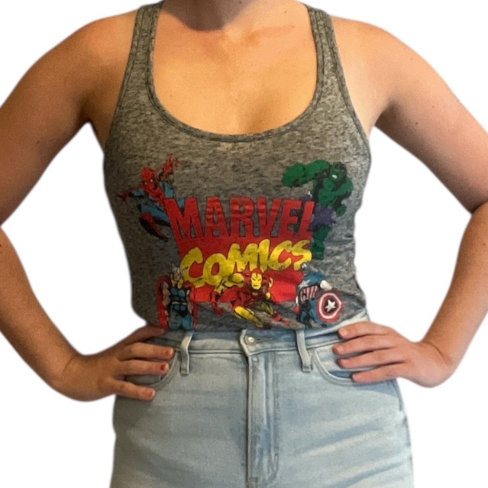 Marvel Comics Tank Top with Stripe Back | Medium - Picture 8 of 8